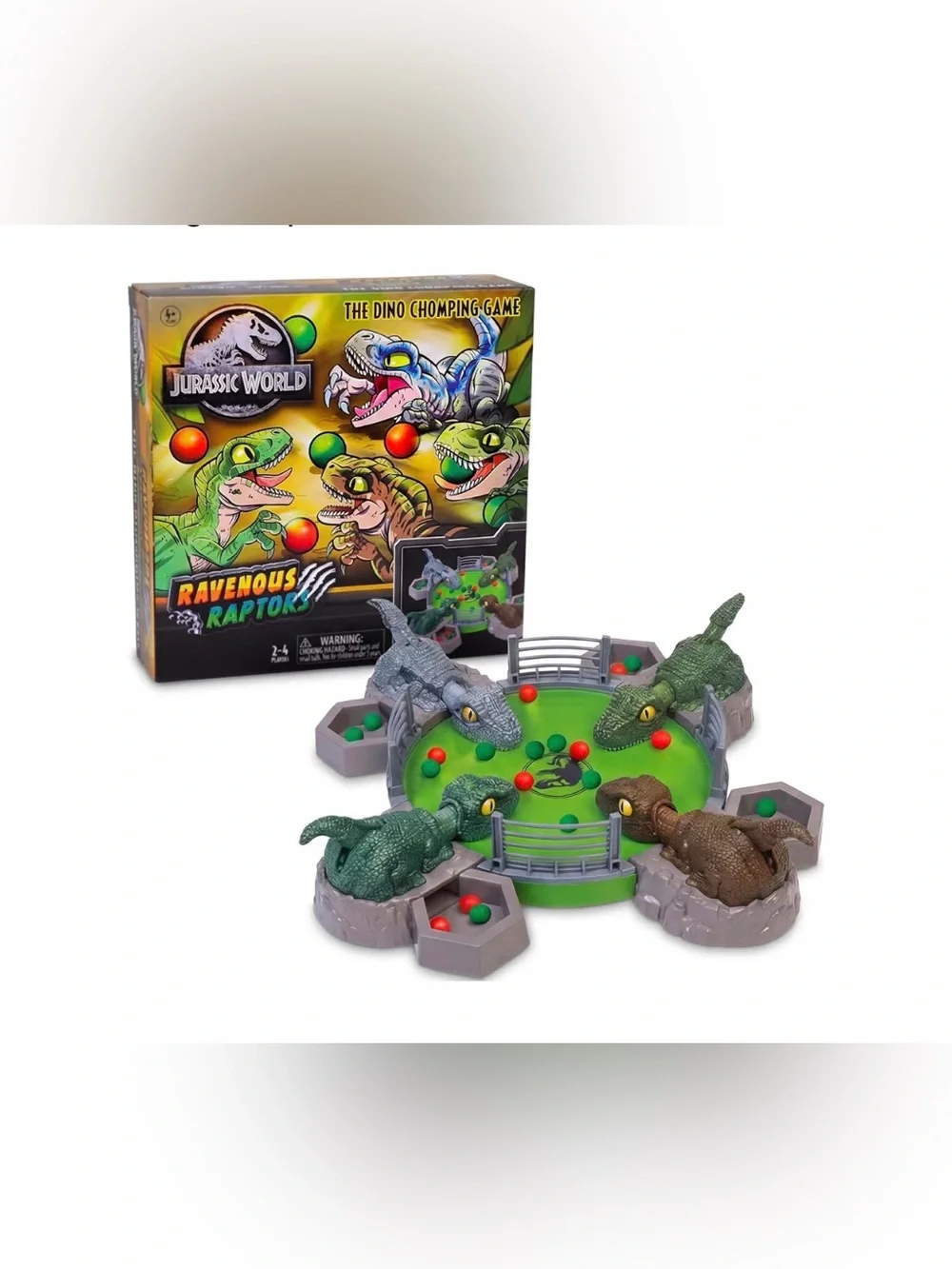 Jurassic World Ravenous Raptors The Dino Chomping Game